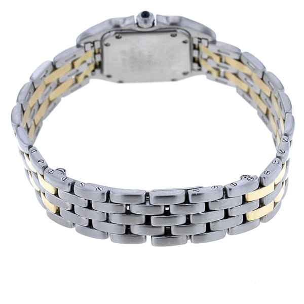 Cartier Panthere  Damen, 18K. Gold/Edelstahl, 2 Streifen Gold – Bild 8