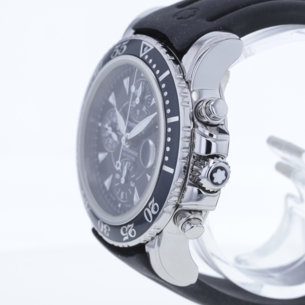 Montblanc Meisterstück Chronograph Automatic, Ref. 7034, Edelstahl – Bild 3