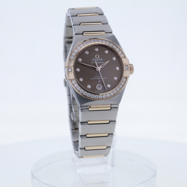 Omega Constellation 18 kt Rosegold Diamanten – Bild 6