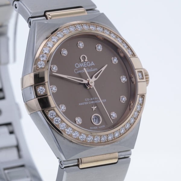 Omega Constellation 18 kt Rosegold Diamanten – Bild 2