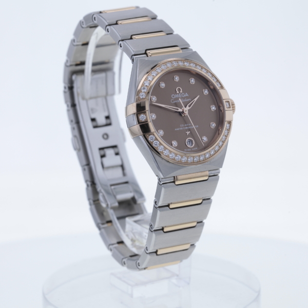 Omega Constellation 18 kt Rosegold Diamanten – Bild 5