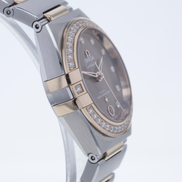 Omega Constellation 18 kt Rosegold Diamanten – Bild 4