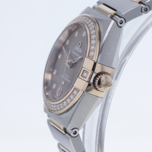 Omega Constellation 18 kt Rosegold Diamanten – Bild 3
