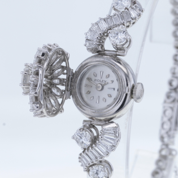 Rolex Vintage - Platin 950/- 77 Diamanten ca. 11,5 ct. - Einzelstück - 40/50er Jahre – Bild 7