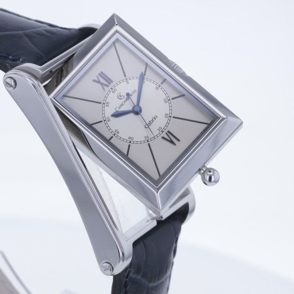 Chronoswiss Cabrio 2673, Edelstahl, Wendegehäuse – Bild 9