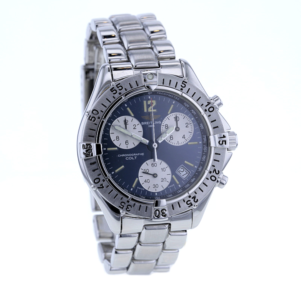 Breitling Chrono Colt A53035, Edelstahl, blue – Bild 2