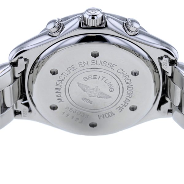 Breitling Chrono Colt A53035, Edelstahl, blue – Bild 7