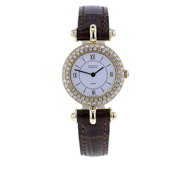 Van Cleef & Arpels 18K. Gelbgold 3-reihiger Diamantbesatz – Bild 2