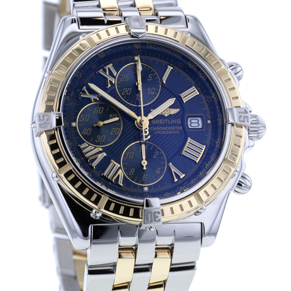 Breitling Windrider Crosswind D13355 Edelstahl/Gelbgold 750/-