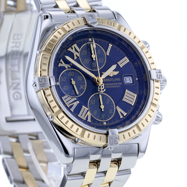 Breitling Windrider Crosswind D13355 Edelstahl/Gelbgold 750/- – Bild 3