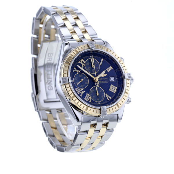 Breitling Windrider Crosswind D13355 Edelstahl/Gelbgold 750/- – Bild 4