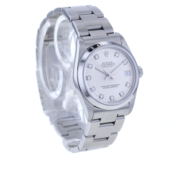 Rolex Datejust 31, Ref. 78240, Stahl, Zifferblatt mit 10 Diamanten – Bild 4
