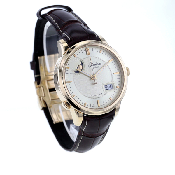 Glashütte Original Senator Panoramadatum Mondphase Gelbgold 750/- – Bild 4