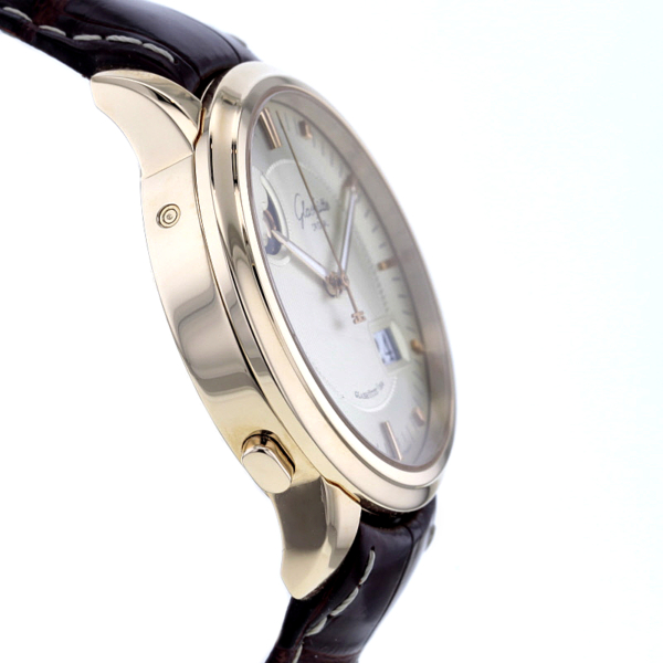Glashütte Original Senator Panoramadatum Mondphase Gelbgold 750/- – Bild 5