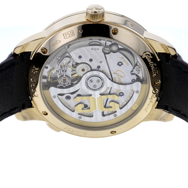 Glashütte Original Senator Panoramadatum Mondphase Gelbgold 750/- – Bild 7