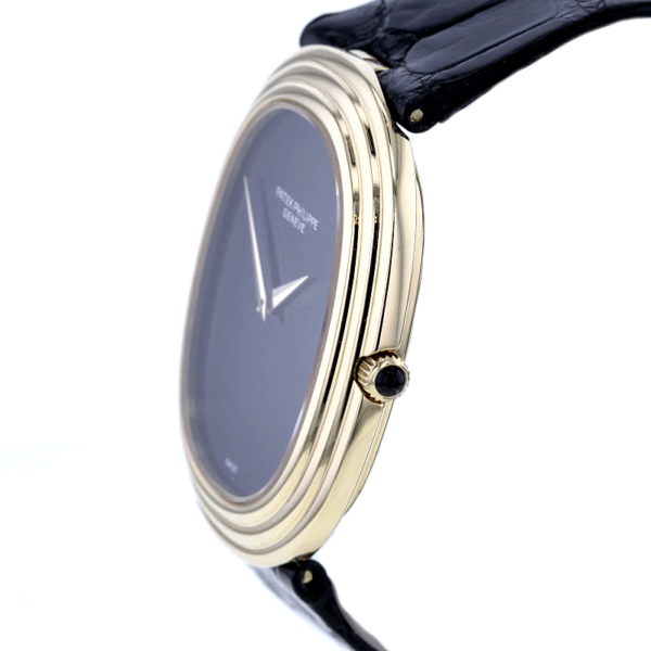 Patek Philippe Ellipse d´Or Jumbo Gelbgold 750/- Automatik Onyx-Dial – Bild 6