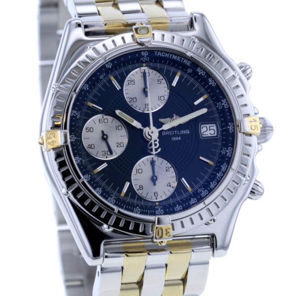 Breitling Windrider Crosswind B13055 Edelstahl/Gelbgold 750/-