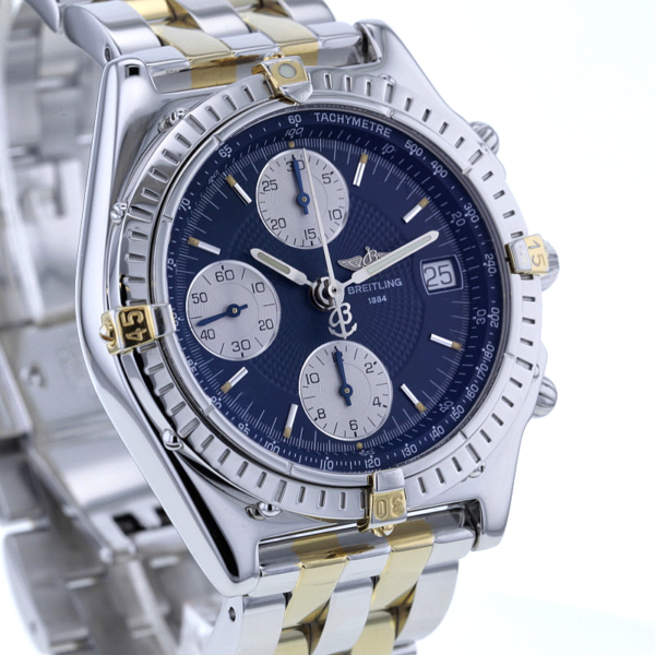Breitling Windrider Crosswind B13055 Edelstahl/Gelbgold 750/- – Bild 2