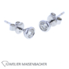 Zauberhafte Solitaire Ohrstecker mit Brillant Gold – Bild 4