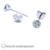 Zauberhafte Solitaire Ohrstecker mit Brillant Gold – Bild 5