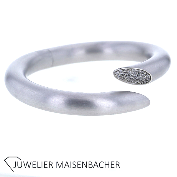 Heinrich & Denzel Armreif "Janus" mit Brillanten Platin