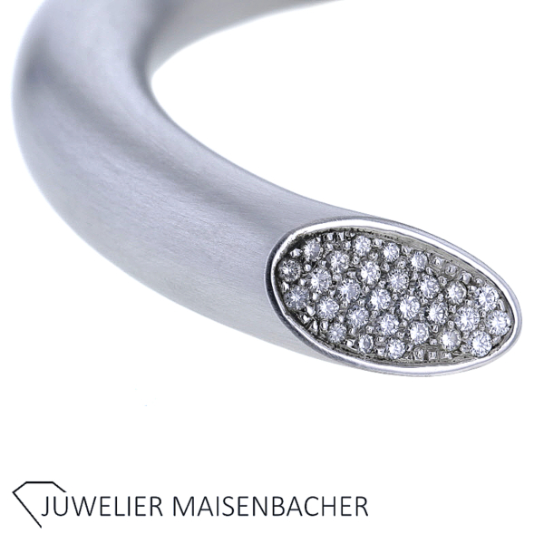 Heinrich & Denzel Armreif "Janus" mit Brillanten Platin – Bild 4