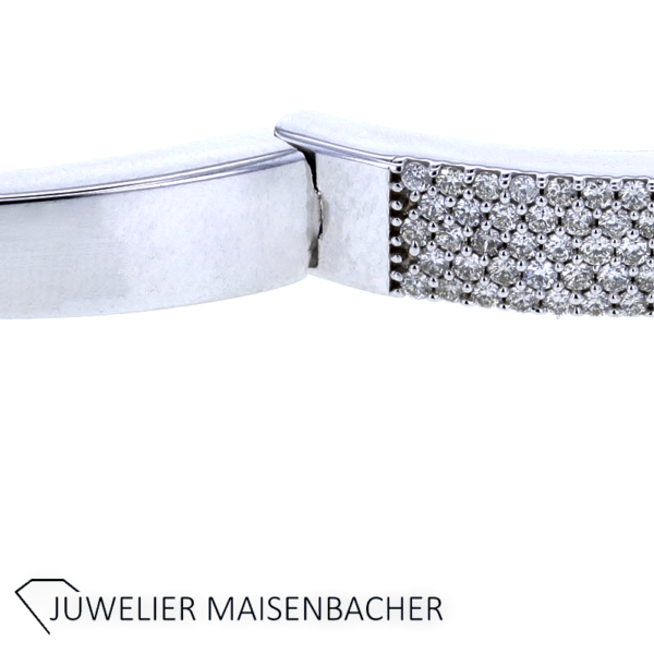 Wunderschönes SET Armreif & Creolen mit Brillanten Gold – Bild 6