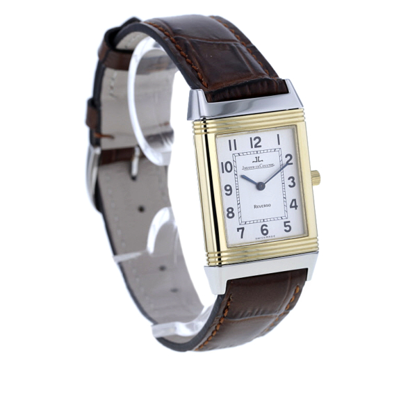 Jaeger-LeCoultre Reverso Classic, Stahl/Gold, Handaufzug, Medium – Bild 4