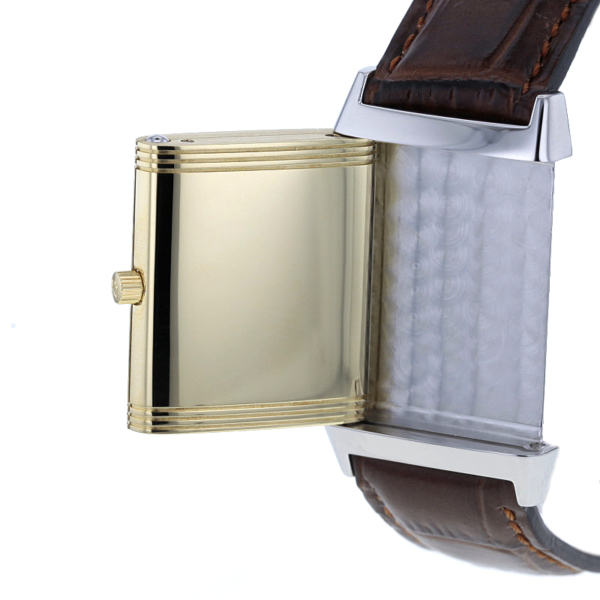Jaeger-LeCoultre Reverso Classic, Stahl/Gold, Handaufzug, Medium – Bild 7