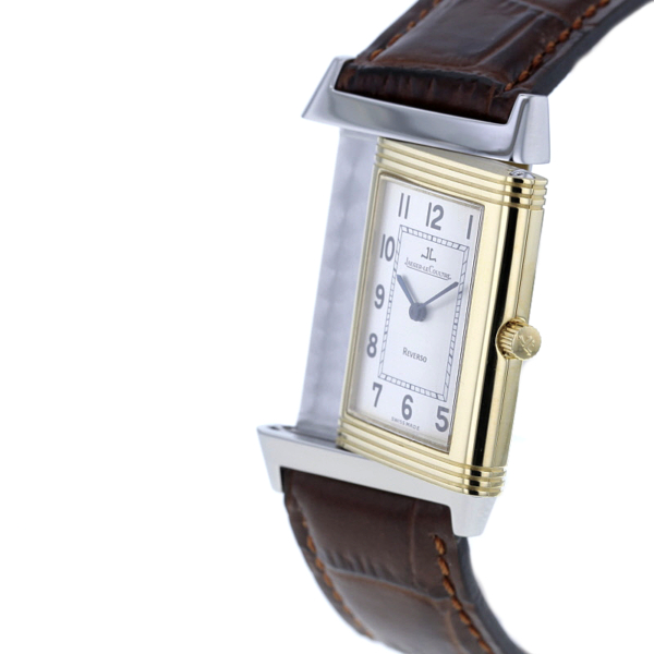 Jaeger-LeCoultre Reverso Classic, Stahl/Gold, Handaufzug, Medium – Bild 9