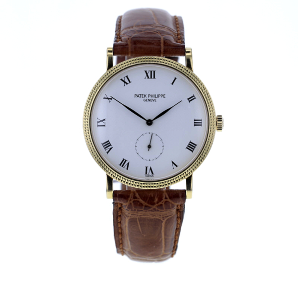 Patek Philippe Calatrava 3919 Gelbgold 750/- cal. 215 – Bild 2