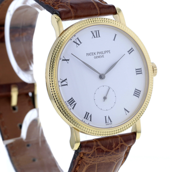 Patek Philippe Calatrava 3919 Gelbgold 750/- cal. 215 – Bild 3