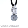 beweglicher Tahiti-Perlanhänger mit Brillanten Gold – Bild 2