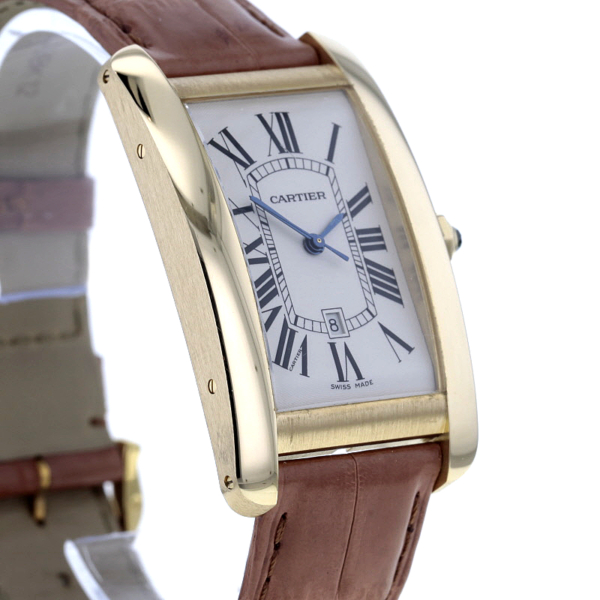 Cartier Tank Americaine Automatic 18 kt. Gelbgold – Bild 3