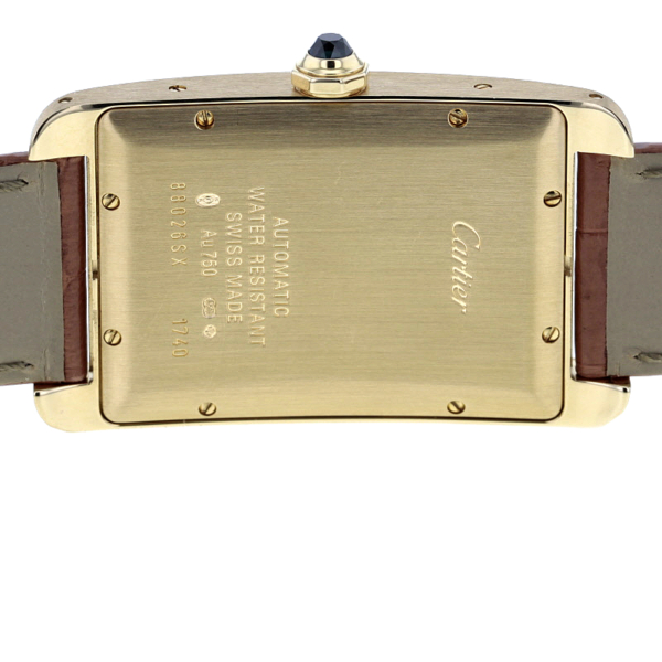 Cartier Tank Americaine Automatic 18 kt. Gelbgold – Bild 7