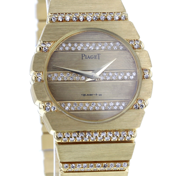 Piaget POLO Gelbgold 750/- Diamanten 27mm