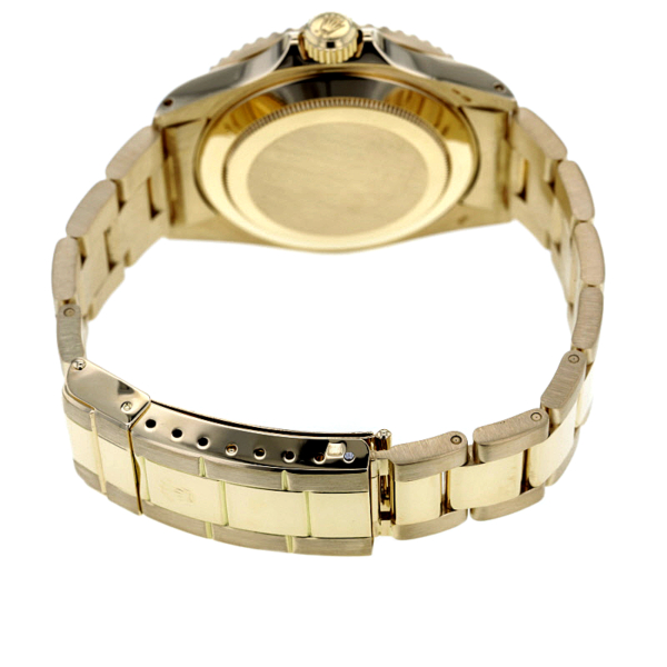 Rolex Submariner Date Ref. 16808, 18K Yellow Gold, Serti Dial – Bild 8
