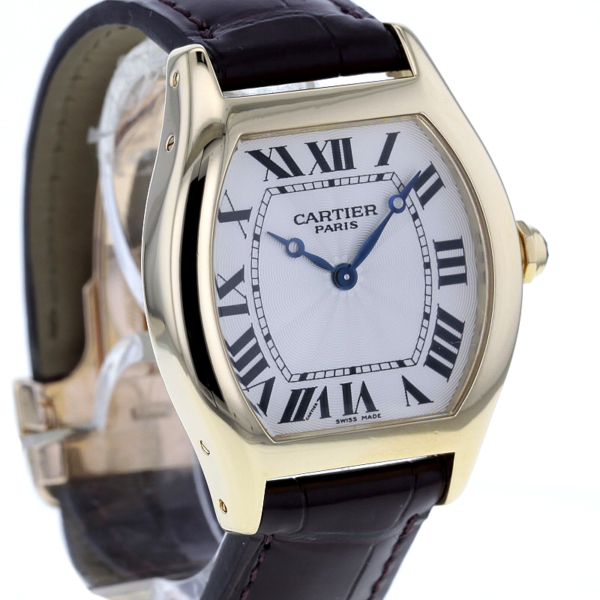 Cartier Tortue Handaufzug cal. 430 Gelbgold 750/- Ref. 2496C – Bild 3