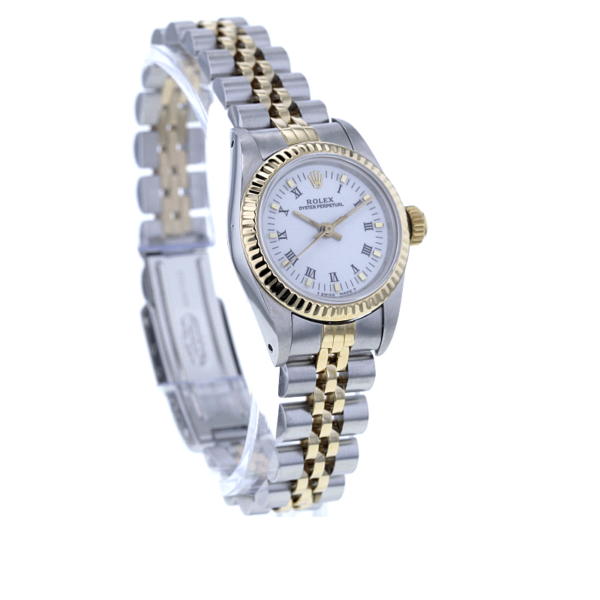 Rolex Oyster Perpetual Ref. 67193, Stahl/Gold – Bild 4