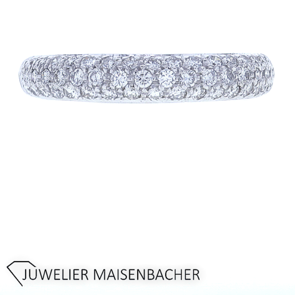 Damenring mit Brillanten Pavé gefasst – Bild 5