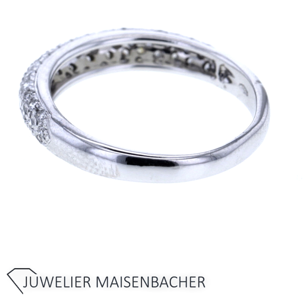 Damenring mit Brillanten Pavé gefasst – Bild 2