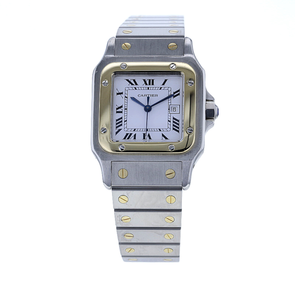Cartier Santos Stahl/Gold Automatic – Bild 2