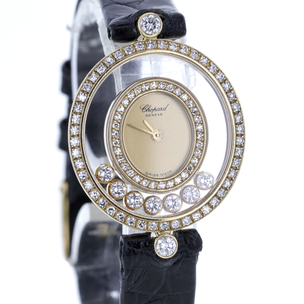 Chopard Happy Diamonds Gelbgold 750/- mit 7 beweglichen Brillanten