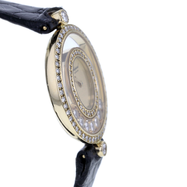 Chopard Happy Diamonds Gelbgold 750/- mit 7 beweglichen Brillanten – Bild 4