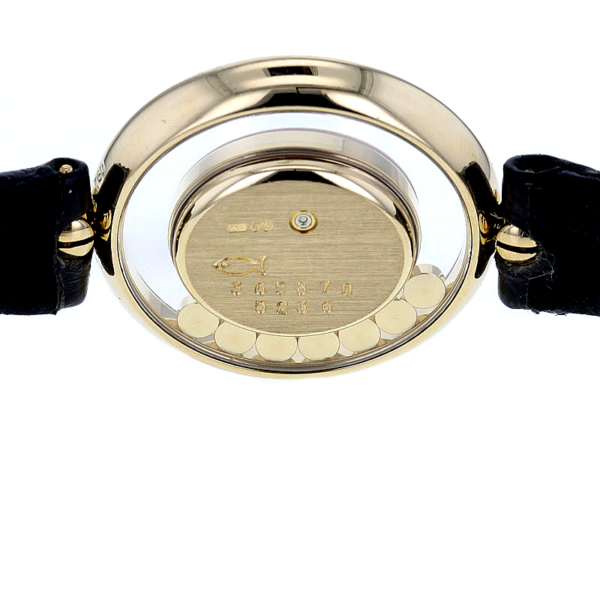 Chopard Happy Diamonds Gelbgold 750/- mit 7 beweglichen Brillanten – Bild 6