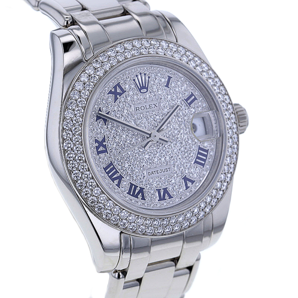 Rolex Pearl-Master Weißgold 750/- Diamanten Ref. 81339, Durchm. 33 mm – Bild 3