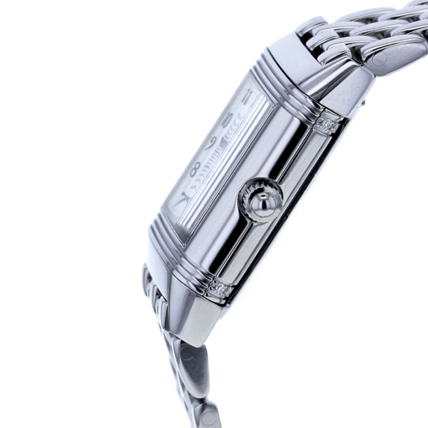 Jaeger-LeCoultre Duetto, Edelstahl, Diamanten, Handaufzug – Bild 6