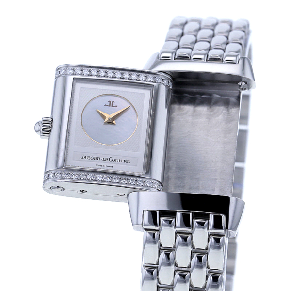 Jaeger-LeCoultre Duetto, Edelstahl, Diamanten, Handaufzug – Bild 7