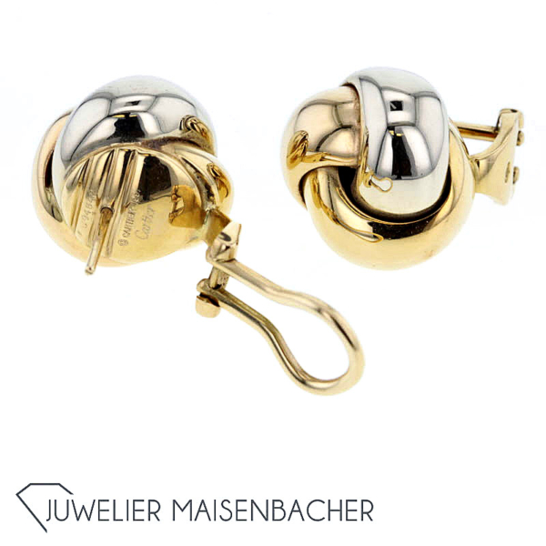 Cartier Ohrringe *Noued*, tricolor – Bild 4