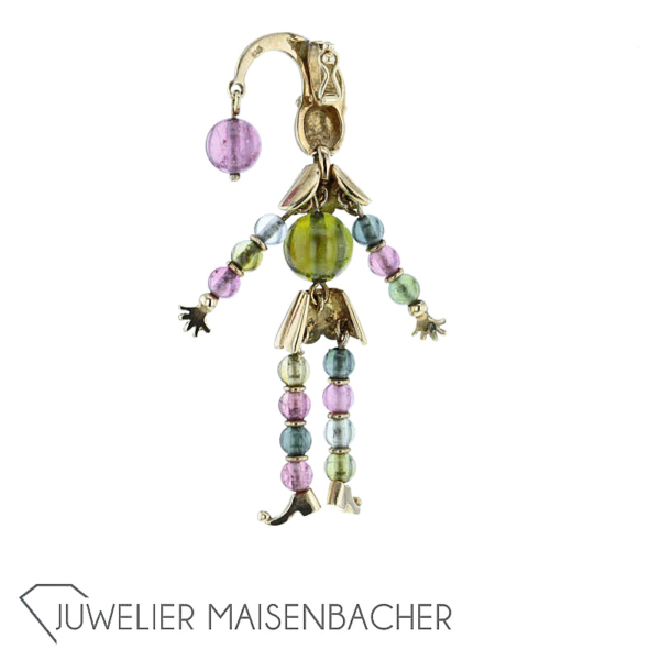 Harlekin-Anhänger *Turmalin*, beweglich – Bild 5